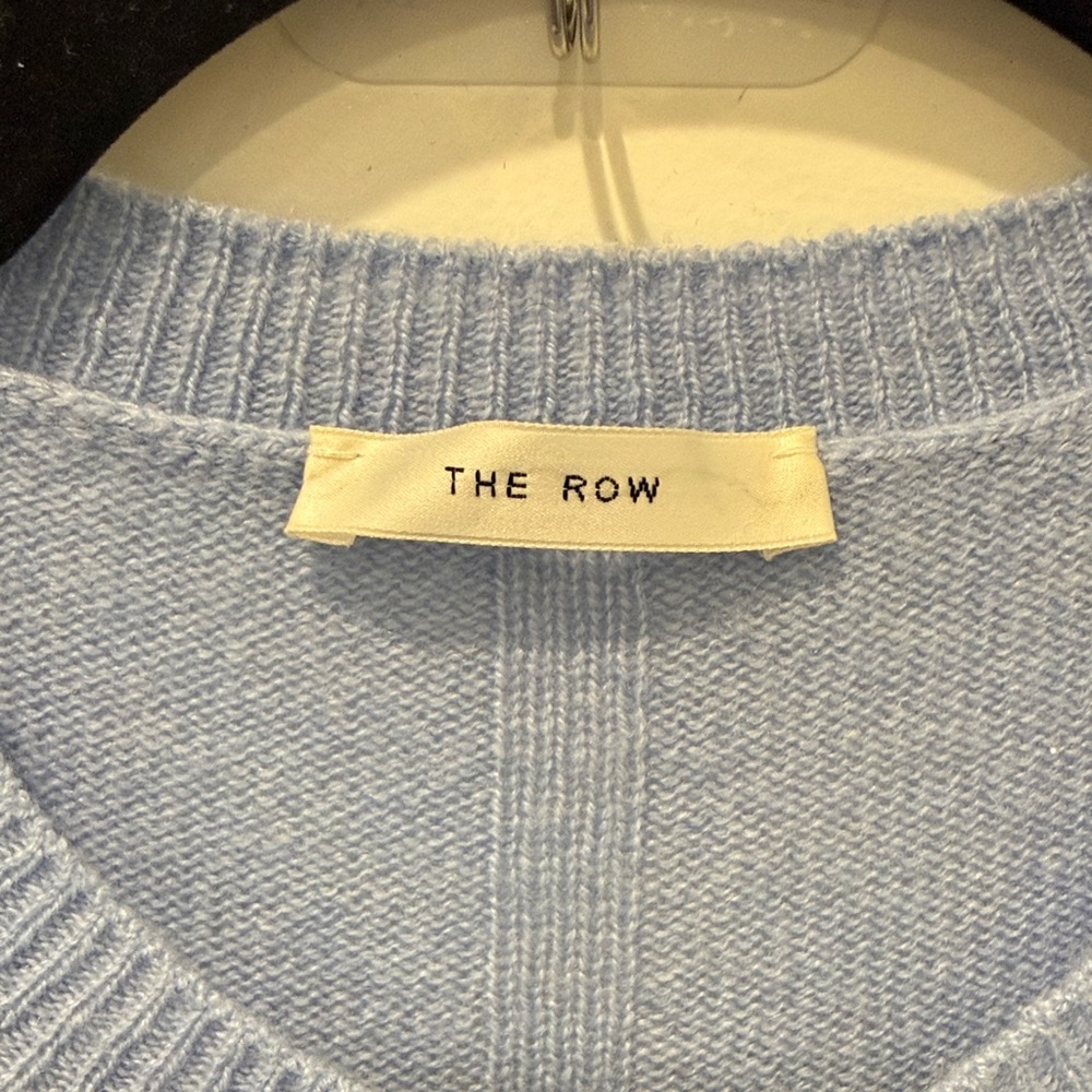The Row Soft Blue Women's Cardigan - Picture 2 of 2